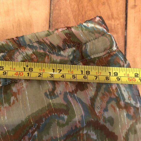 Anu by Natural Vintage 90s / Y2k Multicolor Skirt-Sz XL-Boho-READ-Peasant - Picture 8 of 10